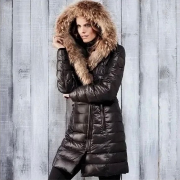 RUDSAK FUR HOOD DOWN PUFFER - Picture 1 of 16